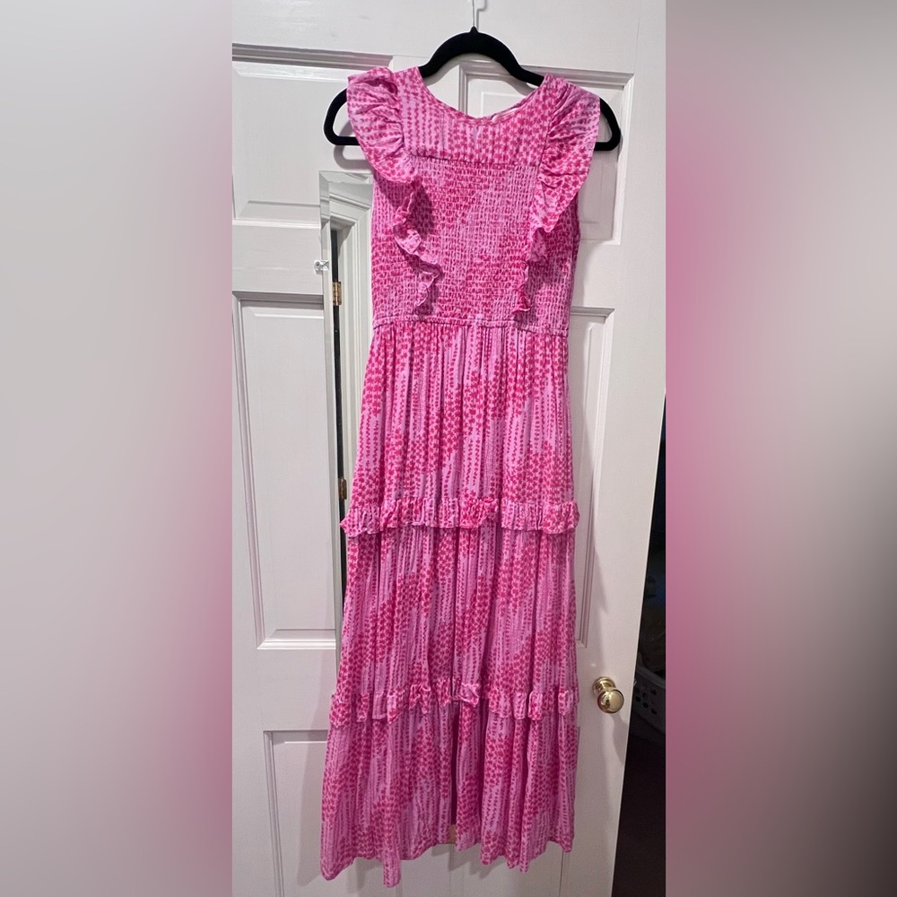 Banjanan Dress Pink Size Small Midi/Maxi Length